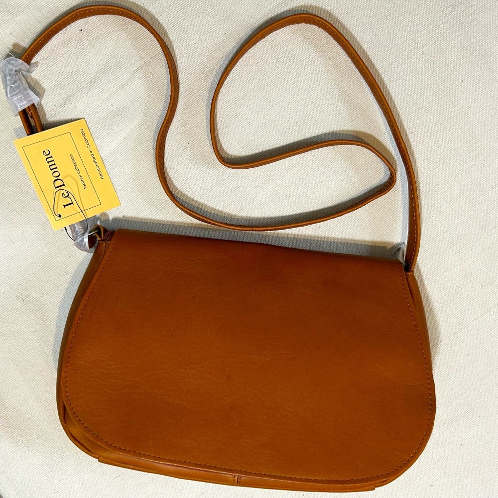 Le Donne Leather Eudora Flapper Purse Handbag NEW with TAGS